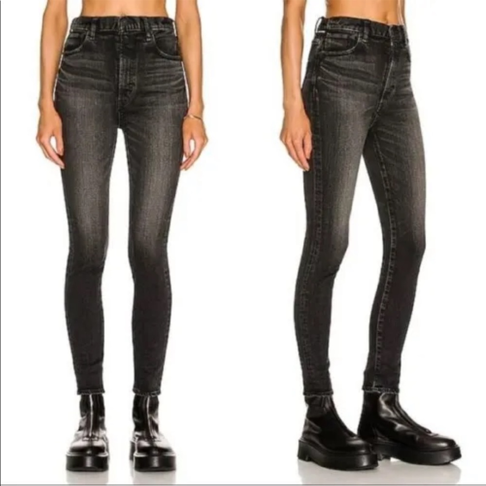 MOUSSY VINTAGE Fleetwood Rebirth Jeans in black size 24